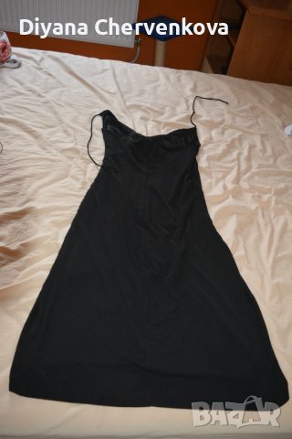 Вечерна лятна черна рокля Zara, снимка 2 - Рокли - 41922264