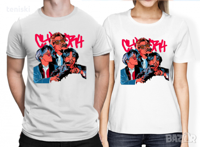 Тениска BTS Bangtan Boys Мъжки дамски и детски, снимка 3 - Тениски - 30615931