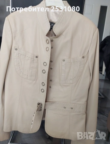 Продавам дамско кожено яке, снимка 3 - Якета - 53763880