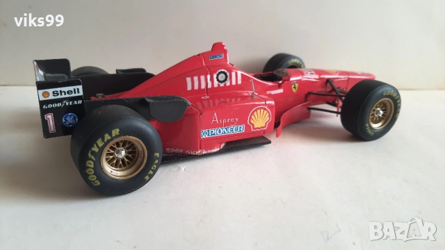 Ferrari F310 1996 Shell Schumacher - 1:20 - Maisto, снимка 7 - Колекции - 53381656