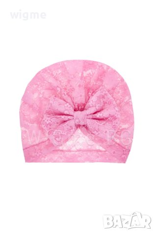 Бебешки тюрбан, дантелен, снимка 3 - Аксесоари за коса - 40426365