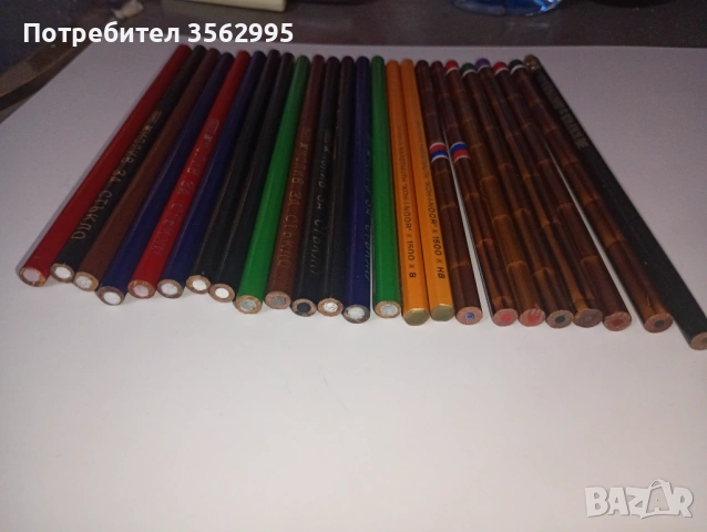 Стари моливи24бр., снимка 2 - Колекции - 53386521