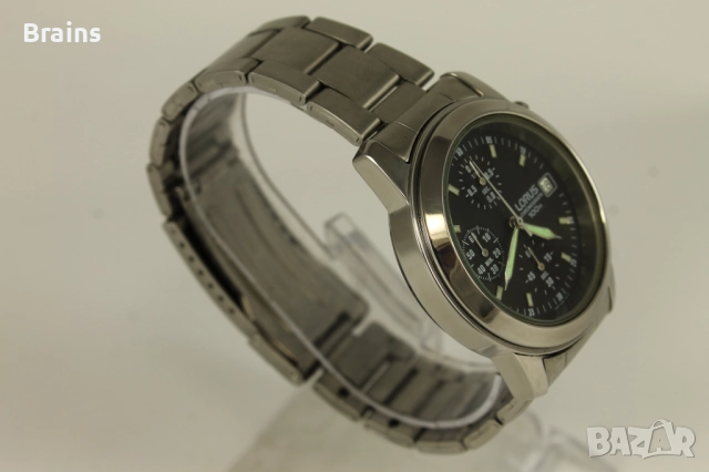 LORUS Chronograph Мъжки Кварцов Стоманен Часовник, снимка 6 - Мъжки - 52278903