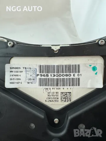 Табло Километраж за Пежо 307, Peugeot 307, SAGEM T5-1, 216518625, P9651300080, снимка 6 - Части - 50421639
