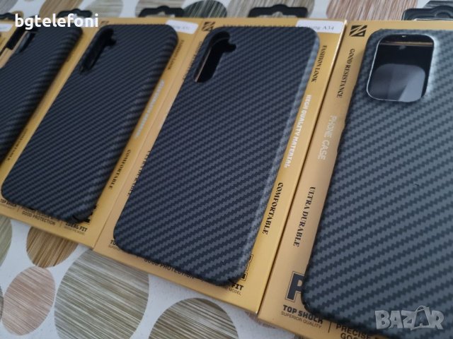Samsung S23,S23 Ultra,A34,A54,A53 твърд тънък гръб с карбонов ефект , снимка 7 - Калъфи, кейсове - 41455180