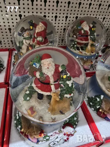 Коледни музикални преспапиета Дядо Коледа , снимка 8 - Декорация за дома - 48248523