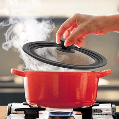 Универсален капак за тигани и тенджери  , снимка 2 - Съдове за готвене - 52902890