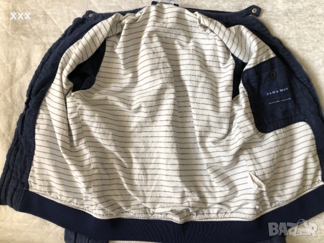 Zara Man ленено яке, снимка 5 - Якета - 51869887