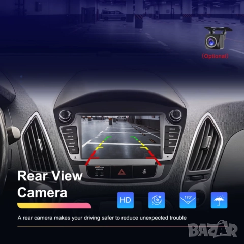 Мултимедия, Двоен дин, за Hyundai Tucson IX35, Навигация, дисплей, плеър IX 35, екран Android, IX35 , снимка 7 - Аксесоари и консумативи - 51571677