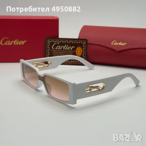 Слънчеви очила Cartier Panther Edition правоъгълни нови, черно и бяло, снимка 8 - Слънчеви и диоптрични очила - 56161859