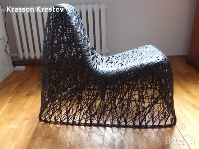 Продавам "Random Chair" от карбонови нишки на Goods, снимка 1 - Столове - 40810792