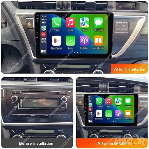 Мултимедия, Двоен дин, за Toyota Auris, Андроид, за Тойота Аурис, DIN екран, навигация, Android, снимка 3 - Аксесоари и консумативи - 52497457