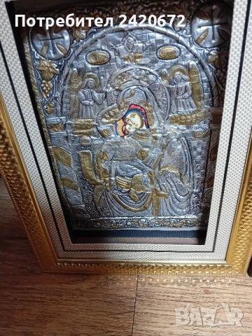 икони  със сребърен обков, снимка 3 - Други ценни предмети - 44269673