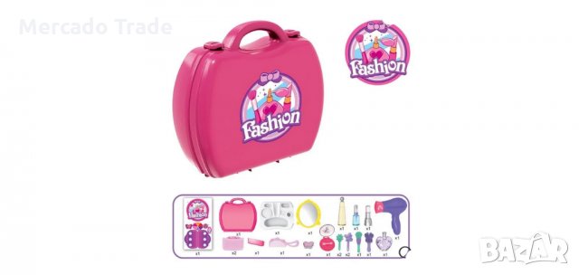 Куфарче с аксесоари за разкрасяване, 21ч.