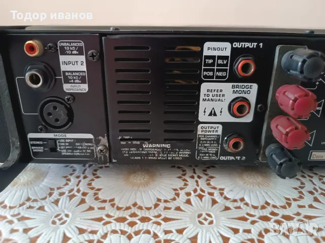  Behringer-A500, снимка 6 - Ресийвъри, усилватели, смесителни пултове - 49007950