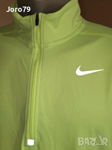 Nike Dri-FIT Running Мъжки Суичър Джърси 1/4 Цип Спорт Раз XL, снимка 4 - Суичъри - 51865906