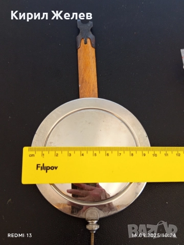 Махало за старинен стенен часовник рядко за КОЛЕКЦИЯ 50610, снимка 4 - Антикварни и старинни предмети - 51729410