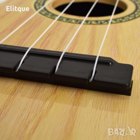 Детска мини китара Eddy Toys с 4 струни, снимка 5 - Музикални играчки - 52815086