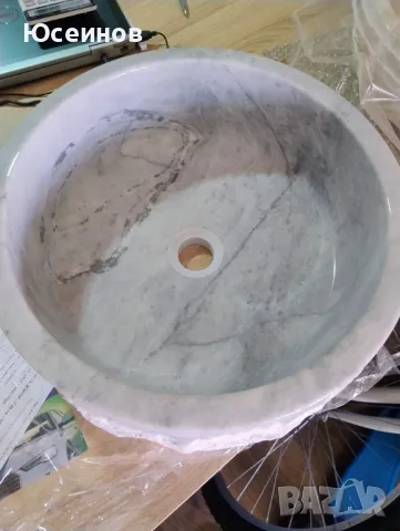 Мивка изработена от висококачествен сив мрамор, снимка 2 - Други стоки за дома - 49494586