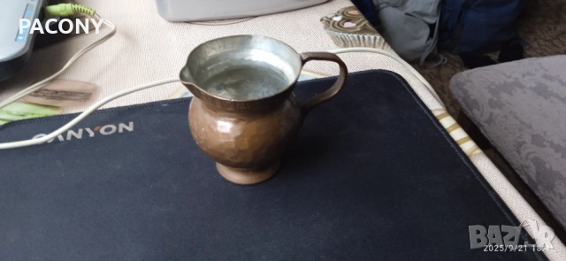 кована медна каничка   / кана калайдисана  1961г  - Italy, снимка 4 - Декорация за дома - 51788611