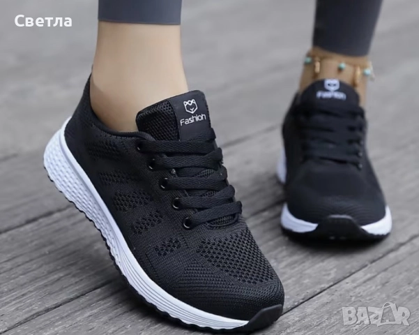 Маратонки/обувки Нови Стилни ежедневни, черни.Унисекс. Дължина на стъпалото: 26,5cm, € 12, снимка 3 - Маратонки - 52919741