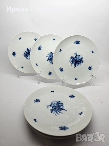 Bjorn Wiinblad 1961г. 6 броя десертни чинии