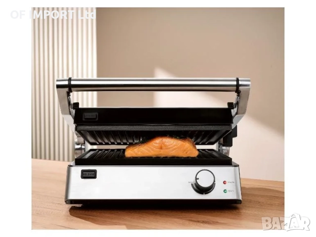 Контактен Грил Скара SILVERCREST SKGE 2000 D3 3 в 1 ИНОКС, снимка 3 - Скари - 52686257