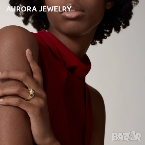 CARTIER Panthere de Cartier Gold Black 5 Diamonds Пръстен, снимка 12 - Пръстени - 52818763