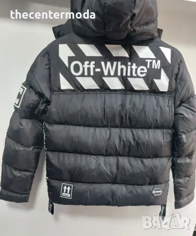Мъжко черно яке off- white