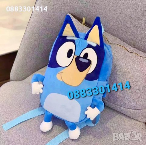 Плюшена раница Блуи и Бинго Раница за ясла и детска градина Bluey Bingo , снимка 5 - Раници - 41482015