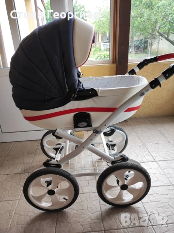 Използвана бебешка количка Adamex Marcello 3в1, снимка 4 - Детски колички - 53598880