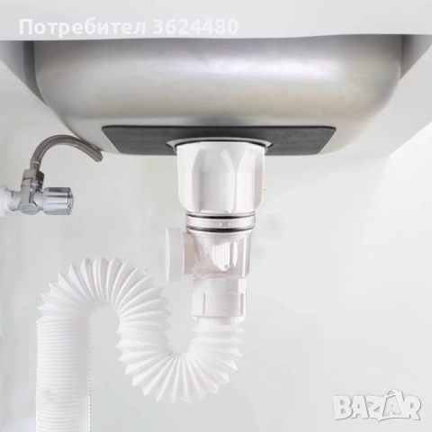 Гъвкав Сифон с Преграда за Миризми, снимка 5 - Други стоки за дома - 52428810