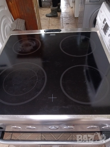 Иноксова свободно стояща печка с керамичен плот VOSS Electrolux с две години гаранция!, снимка 10 - Печки, фурни - 52544147