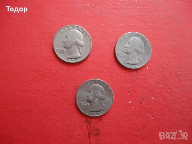 Четвърт долар САЩ Лот американски монети 7