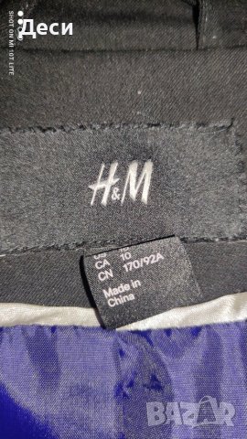 черно сако на H&M, снимка 4 - Сака - 44421599