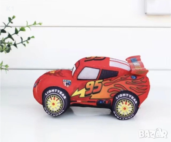 Плюшена играчка МакКуин светкавицата кола the Cars 30см McQueen, снимка 3 - Плюшени играчки - 53036870