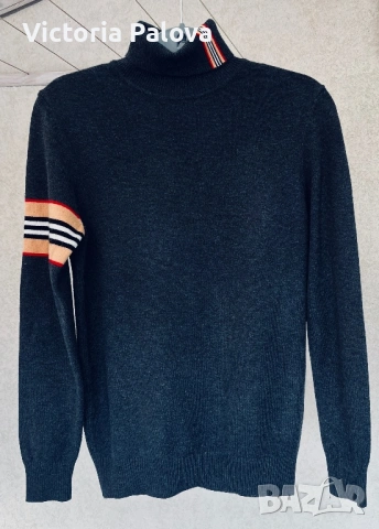 Оригинално поло BURBERRY LONDON, ENGLAND унисекс, снимка 2 - Пуловери - 53740556