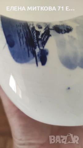 Делфт Холандия порцеланова обувка пепелник доста голяма, снимка 5 - Декорация за дома - 50422045