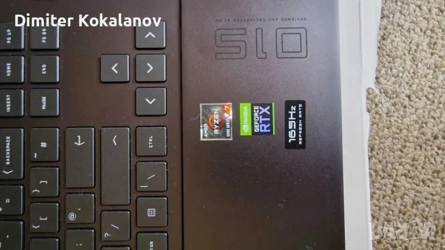 HP OMEN 15 5800H/RTX 3070 8GB/2.5K IPS/1TB NVMe/+за 64GB Kingston FURY, снимка 3 - Лаптопи за работа - 50963961