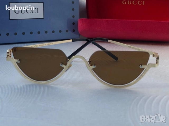 GUCCI 1:1 дамски слънчеви очила 4 цвята, снимка 10 - Слънчеви и диоптрични очила - 52915117