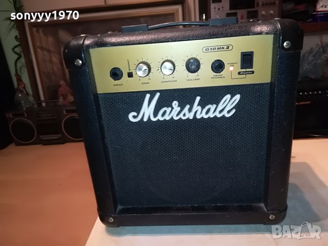 MARSHALL GUTAR AMPLIFIER-ВНОС ENGLAND 1302231952, снимка 3 - Ресийвъри, усилватели, смесителни пултове - 39664031