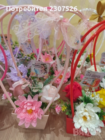 Букети, снимка 3 - Подаръци за жени - 51486934