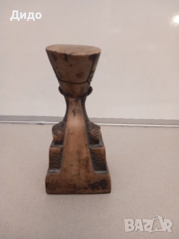 Стар автентичен сувенир Египет статуетка Нефертити, снимка 4 - Декорация за дома - 42518400