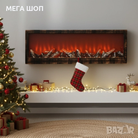 Изкуствена LED камина 24'' – уют и пламък без дим и поддръжка