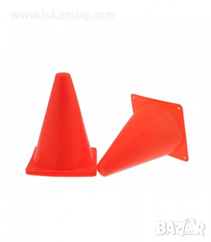 4БР. ПЛАСТМАСОВИ ОРАНЖЕВИ КОНУСИ - код 1079647