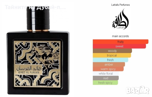 Унисекс парфюм Lattafa EDP Qaed Al Fursan, снимка 3 - Унисекс парфюми - 52569334