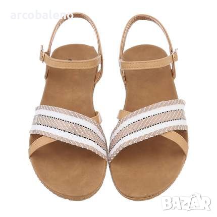 Дамски сандали на клин, 2цвята , снимка 5 - Сандали - 41481019