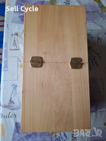 ✅ДЪРВЕНА КУТИЯ ЗА ВИНО ❗, снимка 5 - Декорация за дома - 53043174