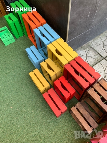 Декоративни дървени щайги , снимка 7 - Декорация за дома - 36104832