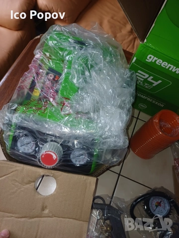 Акумулаторен компресор greenworks. , снимка 3 - Други инструменти - 53804669